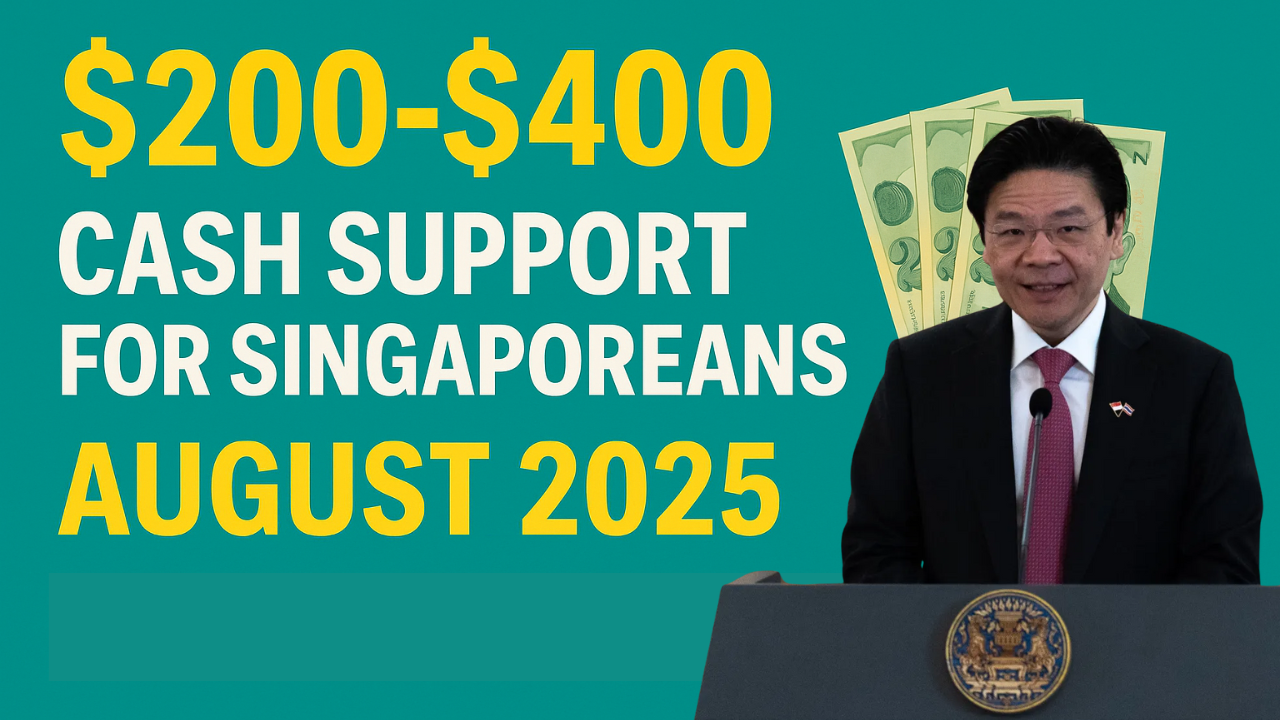 Singapore Rolls Out S$200–S$400 Cash Payout in August 2025